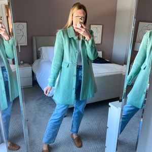 Turquoise ModCloth coat